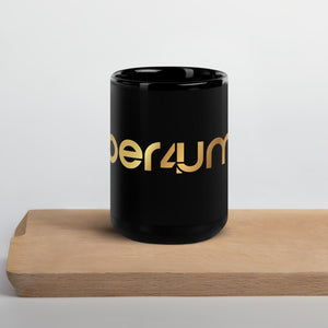 Per4um Black Glossy Mug