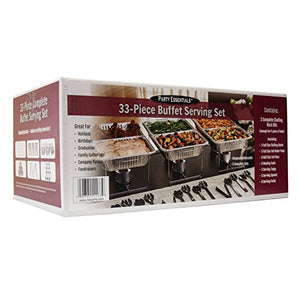 Party Essentials 33 Piece Party Serving Kit,