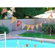 Load image into Gallery viewer, Joyin Toy Happy Birthday Decorations Party Supplies Set (Over 100 PC) and Party Decorations All-in-One Pack including Banner, Flags, Foil Party Balloons, Hats,Confetti, Tablecloth and Plates.