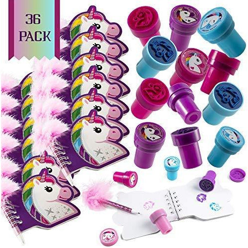 Unicorn Stationary Party Souvenirs Favors 36 Gift Pack