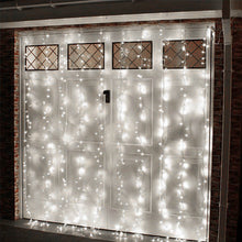 Load image into Gallery viewer, TORCHSTAR 9.8FT × 9.8FT Window Curtain Light, Extendable String Light Kit, 6000K Pure White, 8 Modes Fairy Lights for Party, Wedding, Restaurant, Festival, Hotel, Bar, Home, Patio, Garden