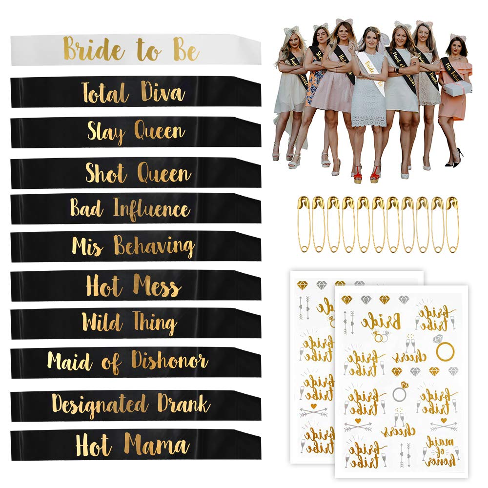 14 Bachelorette Party Sashes for Every Bride Squad