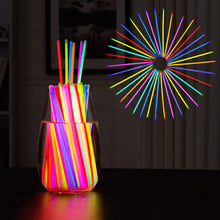 Load image into Gallery viewer, Glow Sticks,200 8&quot; Glow Sticks 510PC Glow Party Supplies Favors Connectors for Glow Caps/Ear Rings/Finger Rings/Necklaces/Bracelets/Flowers/Balls with Glow Divergence Bars