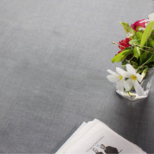 Load image into Gallery viewer, 100% Linen Hemstitch Table Cloth - Size 60x108 Charcoal - Hand Crafted and Hand Stitched Table Cloth with Hemstitch detailing. The pure Linen fabric works well in both casual and formal settings