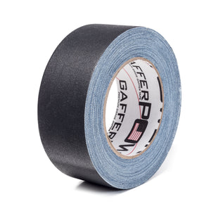 REAL USA Professional Grade Gaffer Tape By Gaffer Power, Made in the USA, Heavy Duty Gaffers Tape, Non-Reflective, Multipurpose. (2 Inches x 30 Yards, Black)