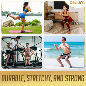 Set Booty Glutes Workout Resistance Bands Female Character