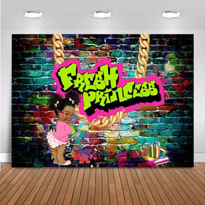 Per4um Fresh Princess 👑 Hip Hop Backdrop