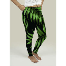 Load image into Gallery viewer, Leggings with Tropical Leaves