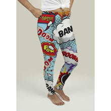 Load image into Gallery viewer, Leggings with Comic Speech Bubbles